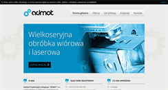 Desktop Screenshot of admot.com.pl