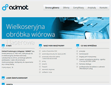Tablet Screenshot of admot.com.pl